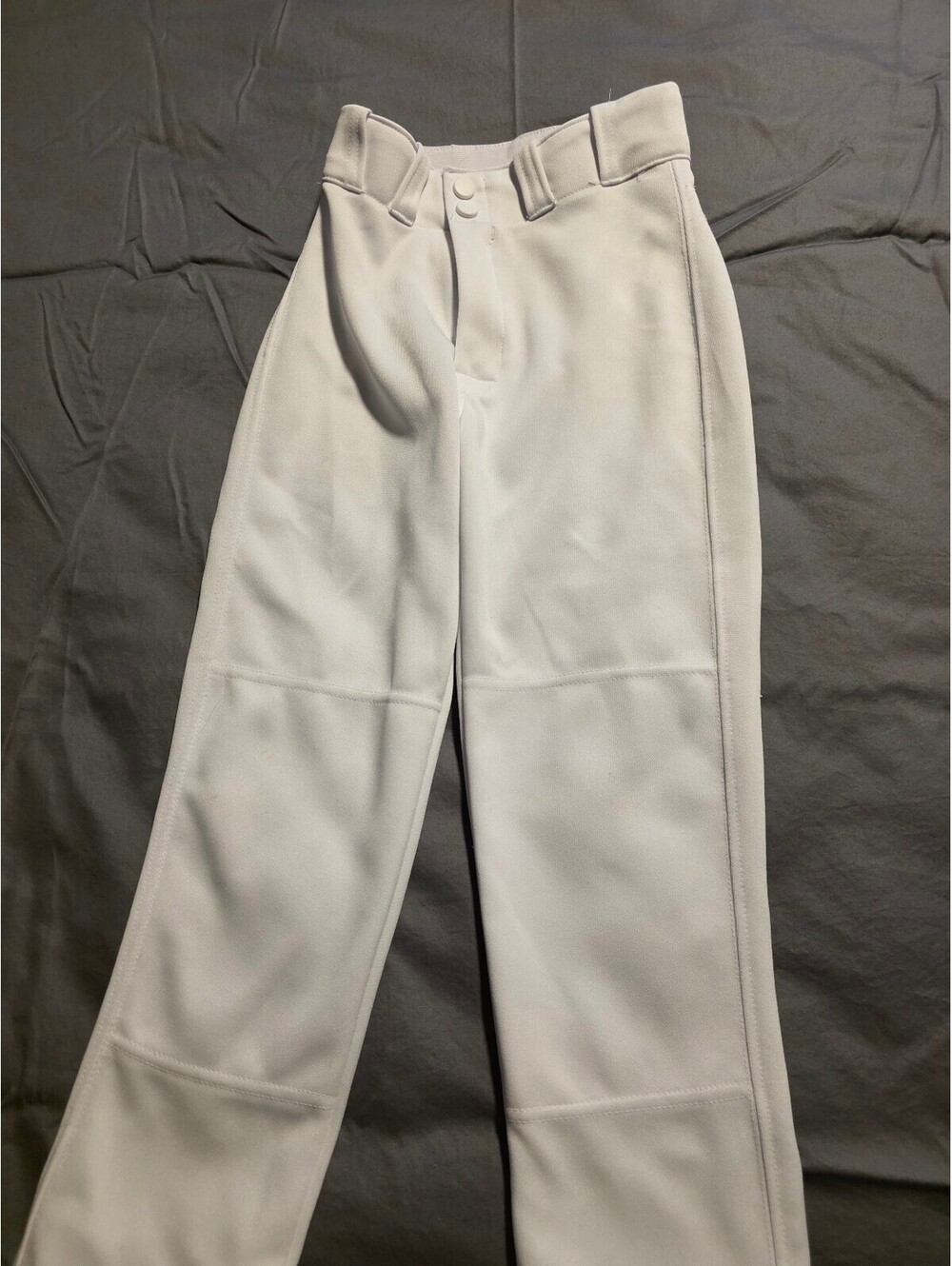 Easton Youth XS White Baseball Softball Pants Reinforced Knees 22” Waist